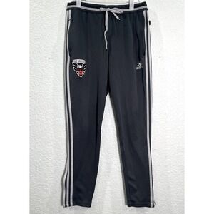 Adidas DC United Mens S Climacool Soccer Training Track Pants Gray Jogger Sports